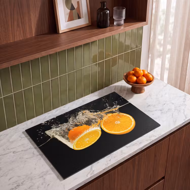Inductie beschermer - Sinaasappel Splash Symfonie — 4