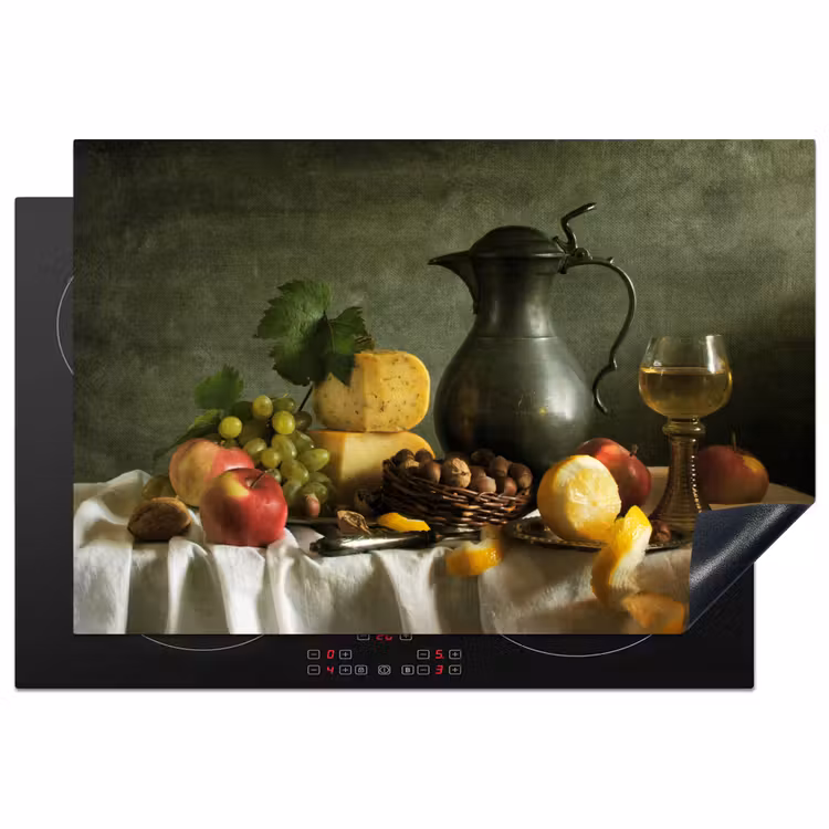 Inductie beschermer - Stilleven met Kaas en Fruit — 1