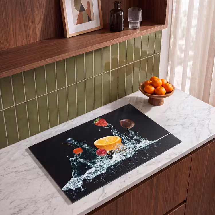 Inductie beschermer - Watersplash - Fruit - Zwart — 4