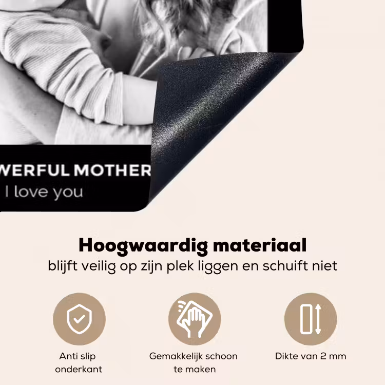 2 in 1 Inductie beschermer - Eigen foto en tekst — 3