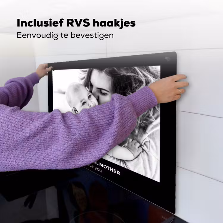2 in 1 Inductie beschermer - Eigen foto en tekst — 4