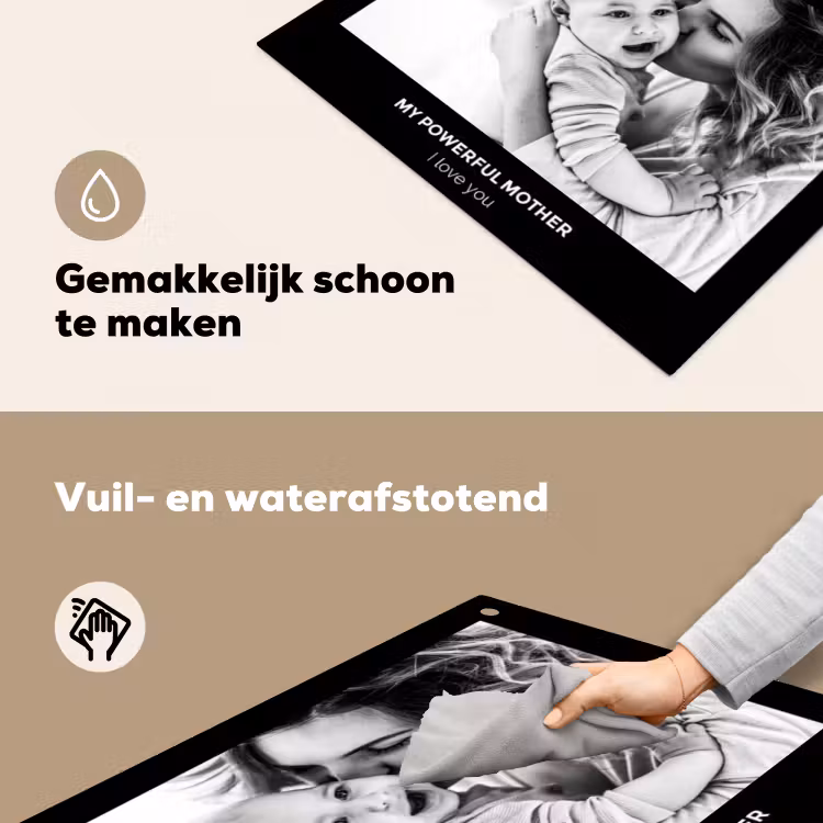 2 in 1 Inductie beschermer - Eigen foto en tekst — 5