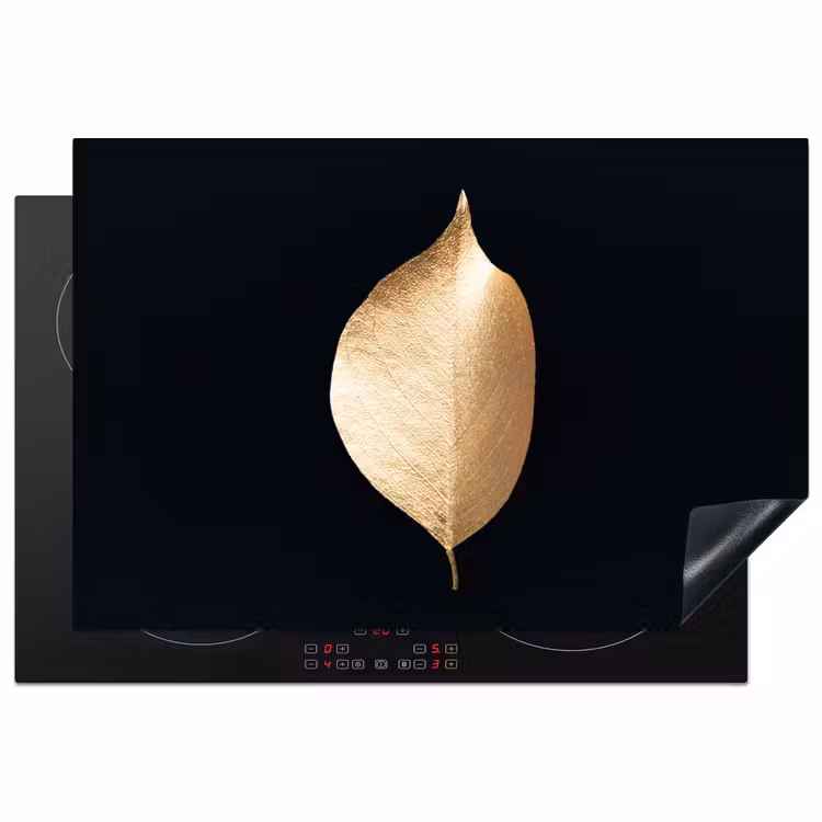 Inductie beschermer - Solitair blad in goud — 2