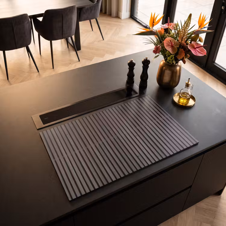 Inductie beschermer - Vintage - Plank - Hout - Grijs — 3