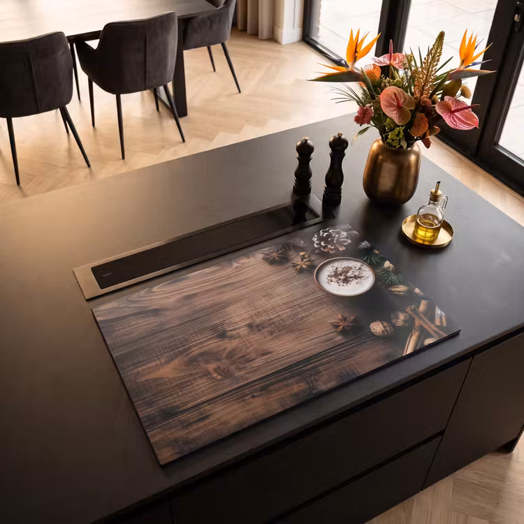 Inductie beschermer - Winter - Houtlook - Stilleven — 3