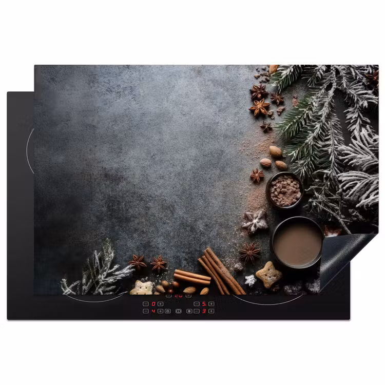 Inductie beschermer - Winter - Kruiden - Sneeuw - Chocolade — 1