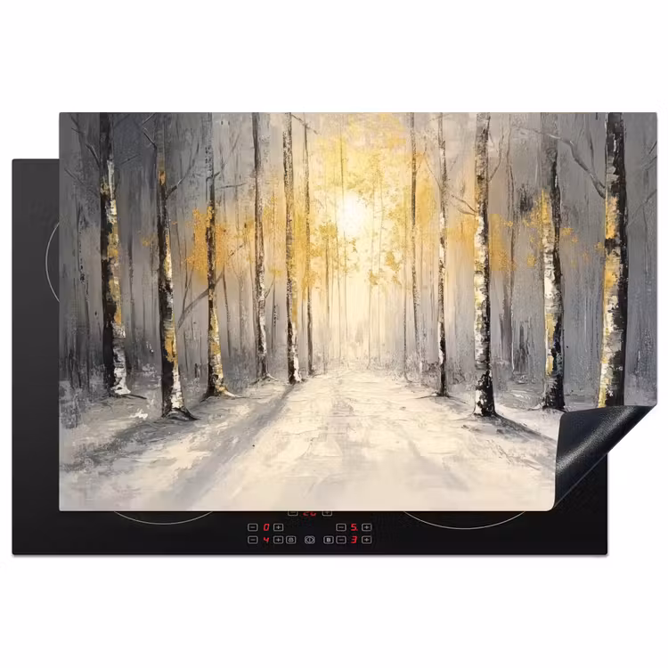Inductie beschermer - Winter - Abstract - Sneeuw - Natuur - Zon — 2