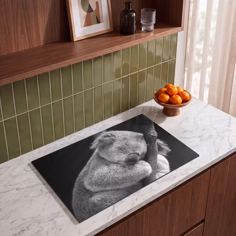 Inductie beschermer - Zwart - Wit - Koala — 4