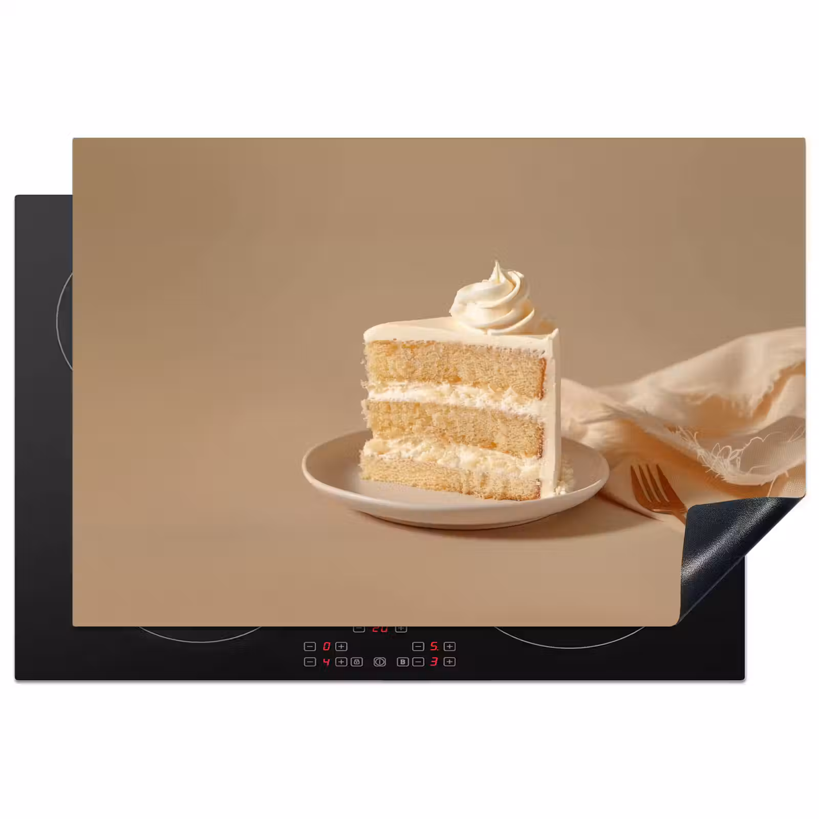 Inductie beschermer - Vanilletaart - Cake - Romig — 1