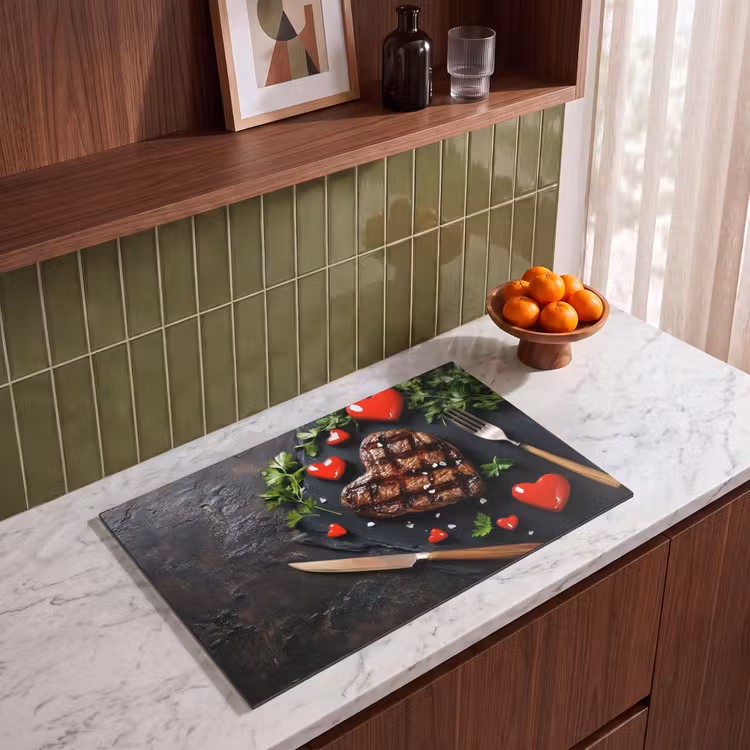 Inductie beschermer - Steak - Hart - Bestek — 4