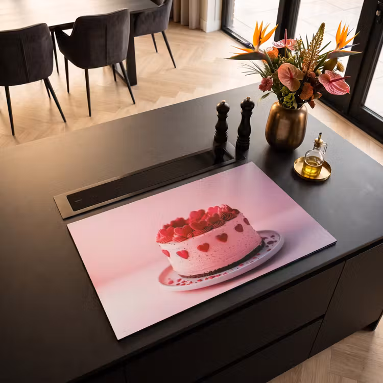 Inductie beschermer - Taart - Hart - Roze — 3