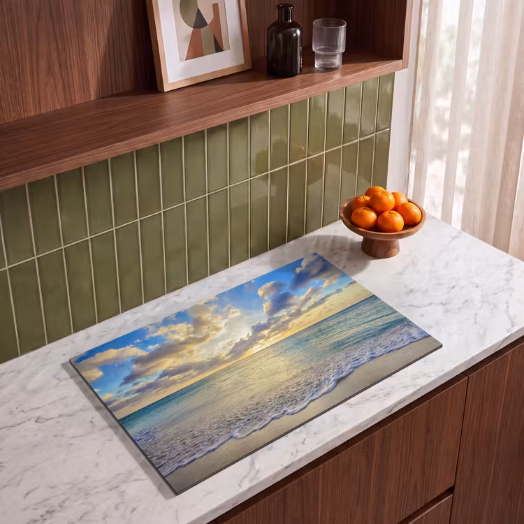 Inductie beschermer - Zee - Strand - Wolken - Zon — 4