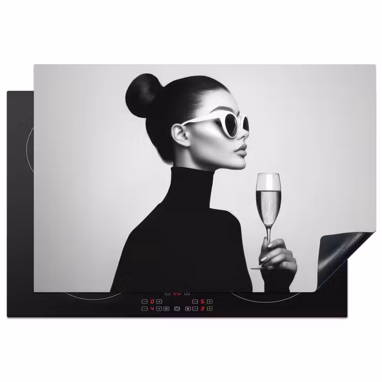 Inductie beschermer - Vrouw - Champagne - Modern — 2