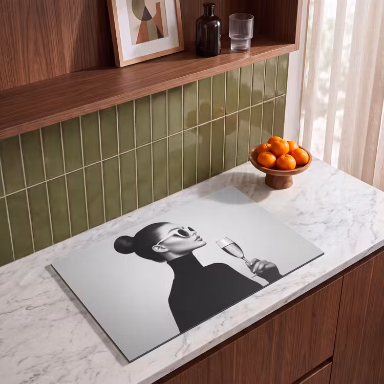 Inductie beschermer - Vrouw - Champagne - Modern — 4