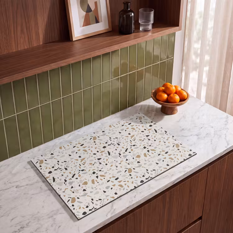 Inductie beschermer - Terrazzo - Patroon - Staal — 4
