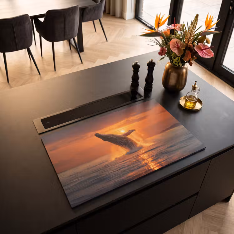 Inductie beschermer - Walvis - Zon - Zee — 3