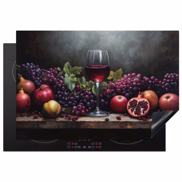 Inductie beschermer - Wijn - Fruit - Stilleven — 1