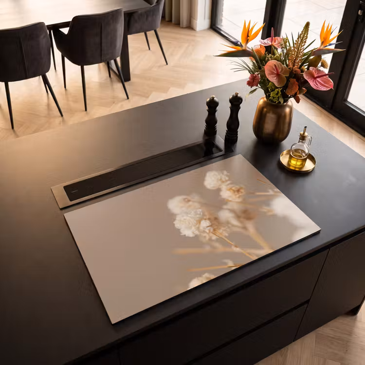 Inductie beschermer - Subtiele Schoonheid in Bloei — 3