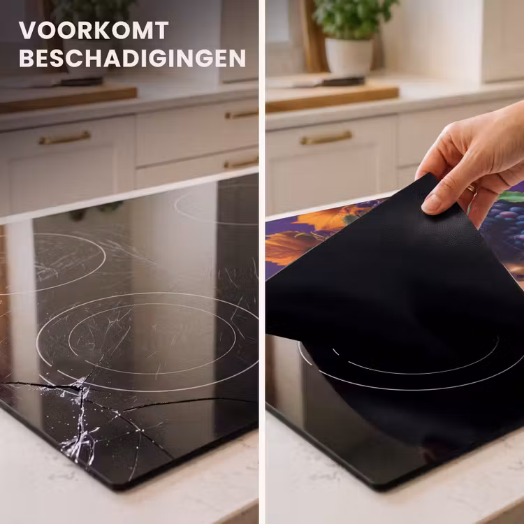 Inductie beschermer - Vrouw - Paars - Druiven — 2