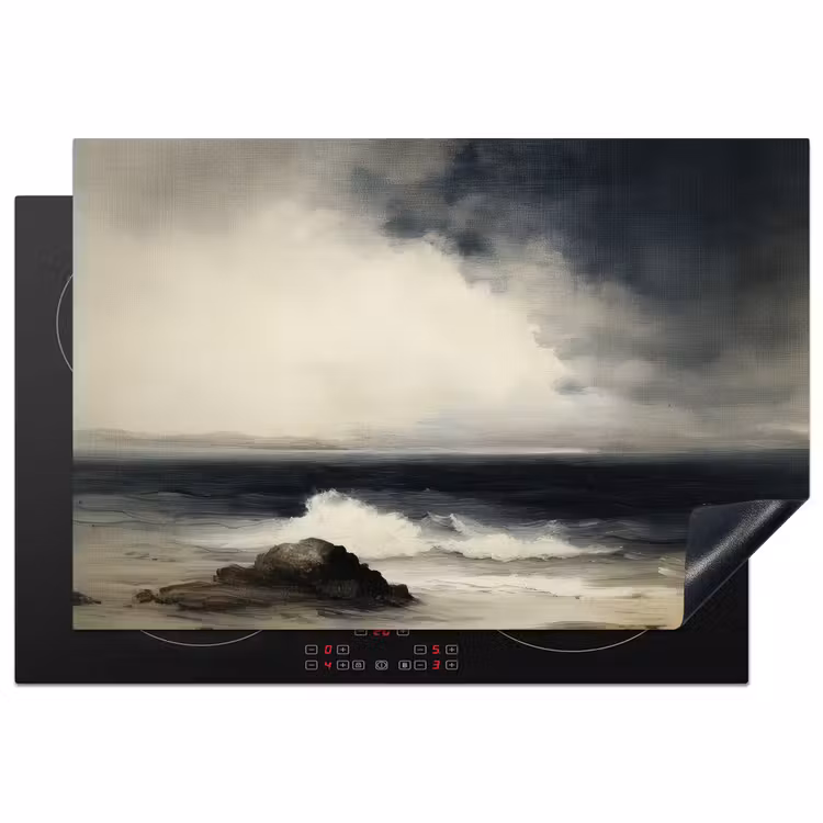 Inductie beschermer - Zee - Rotsen - Storm — 2