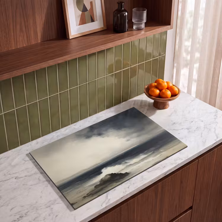 Inductie beschermer - Zee - Rotsen - Storm — 4