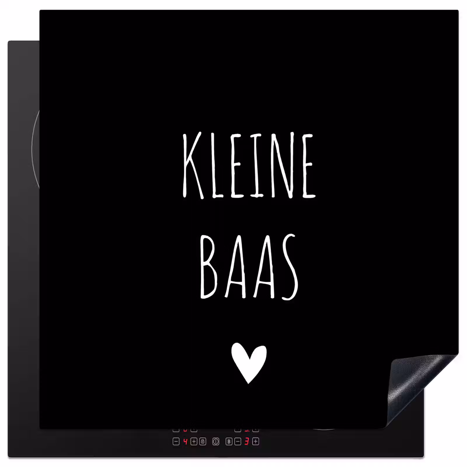 Inductie beschermer - Spreuken - Kleine baas - Quotes — 1