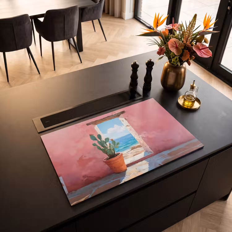 Inductie beschermer - Zee - Roze - Cactus — 3