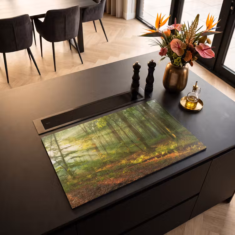 Inductie beschermer - Zon - Bos - Bomen - Natuur - Herfst — 3