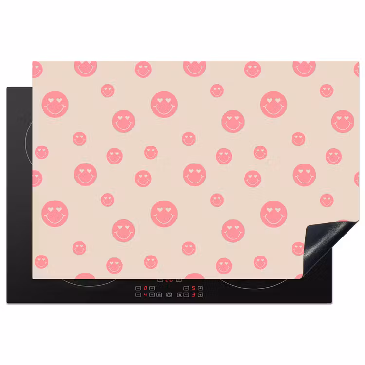 Inductie beschermer - Smiley - Hart - Ogen - Patroon — 1