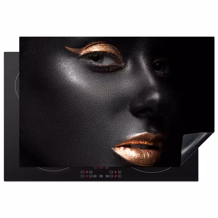 Inductie beschermer - Vrouw - Make-up - Koper - Zwart — 2