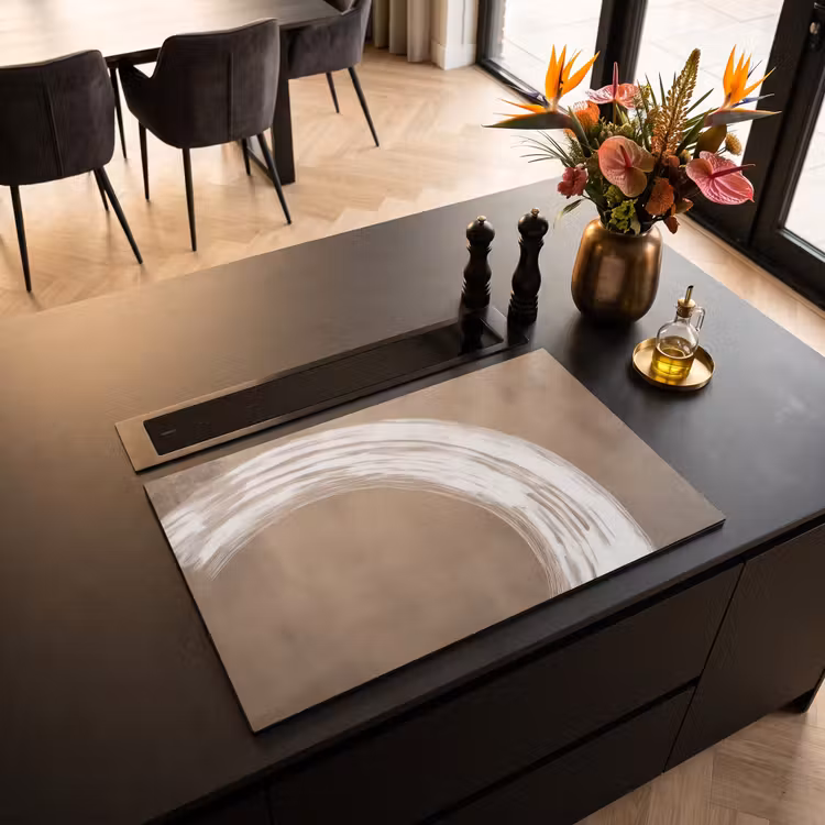 Inductie beschermer - Verf - Bruin - Japandi — 3