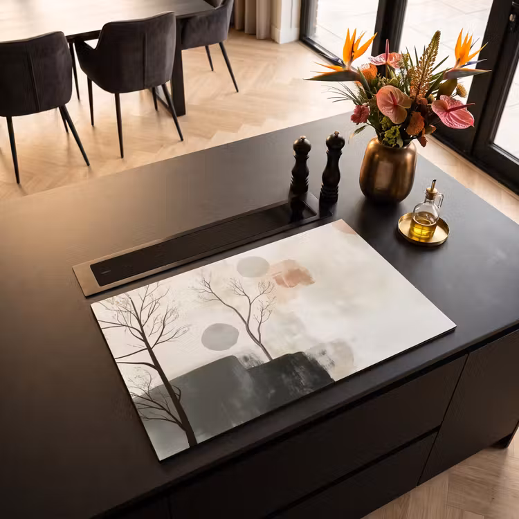 Inductie beschermer - Wabi sabi - Beige - Plant — 3