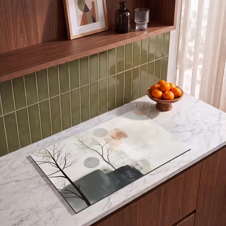 Inductie beschermer - Wabi sabi - Beige - Plant — 4