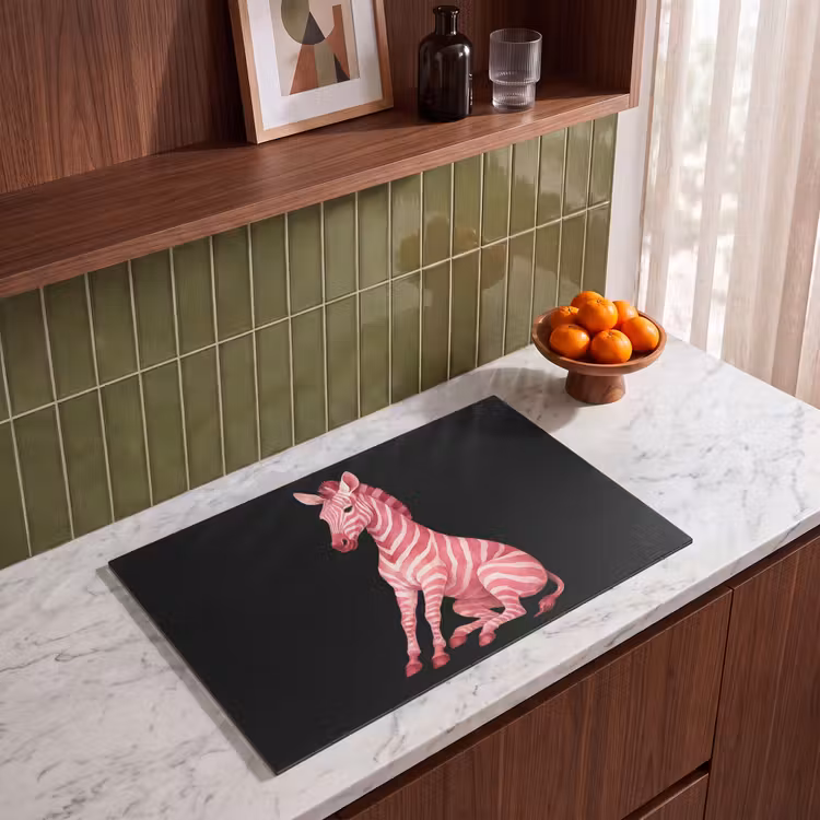 Inductie beschermer - Zebra - Roze - Gestreept — 4