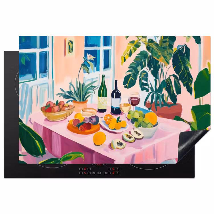 Inductie beschermer - Tafel - Wijn - Fruit — 1