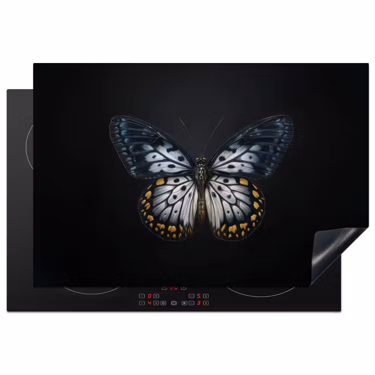 Inductie beschermer - Vlinder - Monochroom - Balans — 1