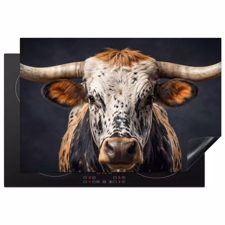 Inductie beschermer - Stier - Kleurrijk - Hoorns — 2