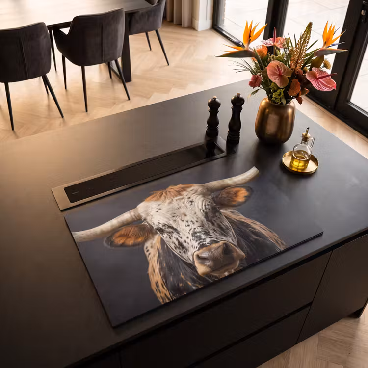 Inductie beschermer - Stier - Kleurrijk - Hoorns — 3