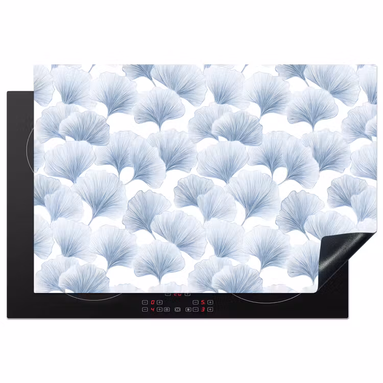 Inductie beschermer - Waaier - Modern - Blauw — 2