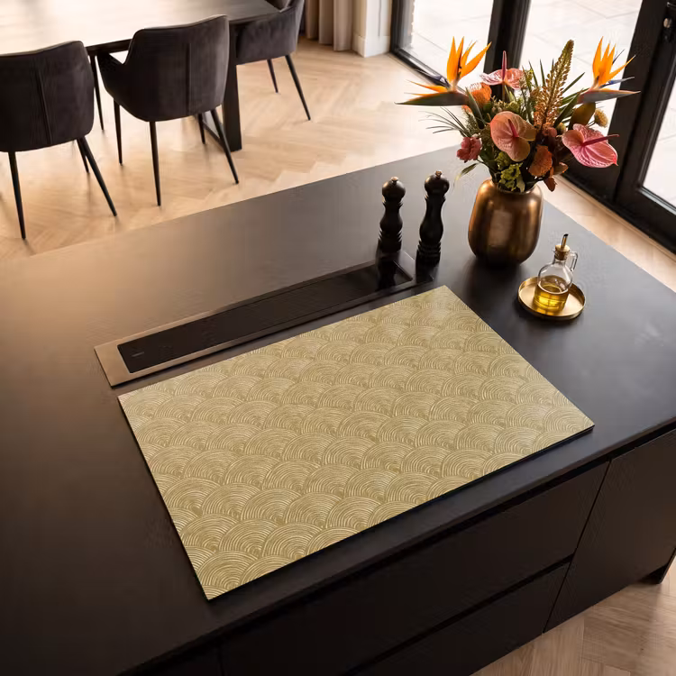 Inductie beschermer - Waaier - Geometrisch - Groen — 3