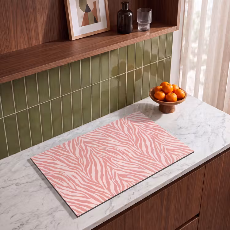Inductie beschermer - Zebra - Print - Roze — 4