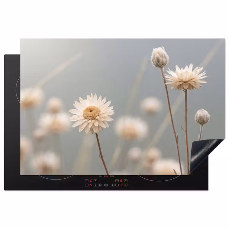 Inductie beschermer - Strobloemen - Wit - Daglicht — 2