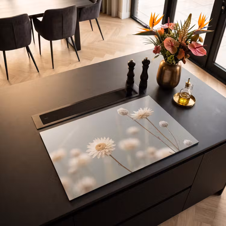 Inductie beschermer - Strobloemen - Wit - Daglicht — 3