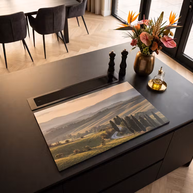 Inductie beschermer - Toscaans - Landschap - Heuvels — 3