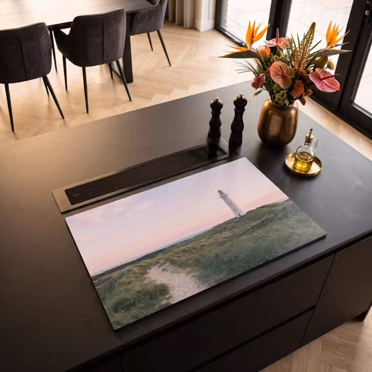 Inductie beschermer - Vuurtoren - Duinlandschap - Zee — 3