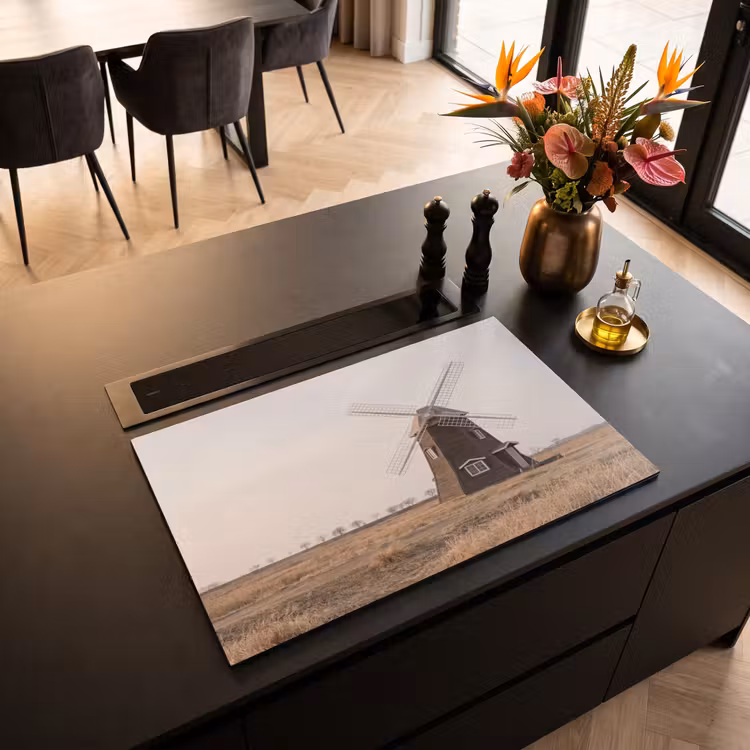 Inductie beschermer - Windmolens - Landschap - Veld — 3