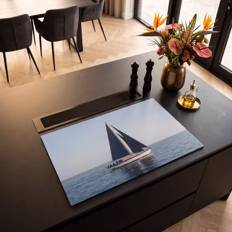 Inductie beschermer - Zeilboot - Zee - Blauw — 3