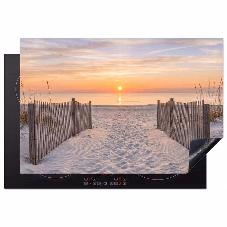 Inductie beschermer - Zonsondergang - Strand - Zand — 2