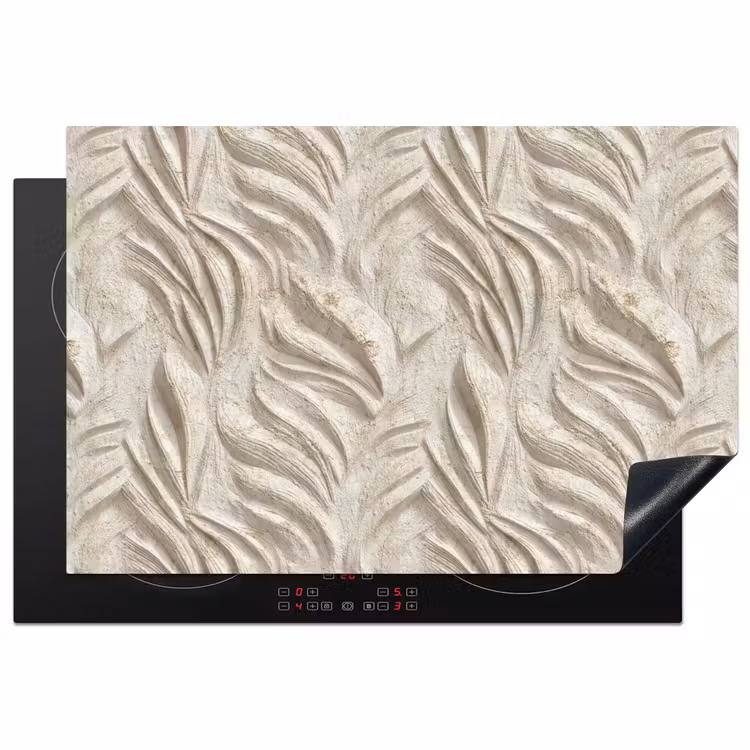 Inductie beschermer - Textuur - Reliëf - Beige — 1