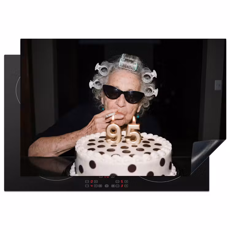 Inductie beschermer - Verjaardag - Krulspeld - Oma — 1